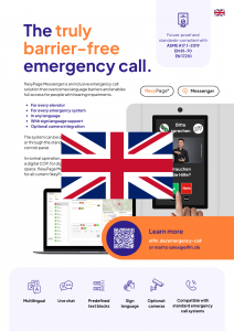 Two-senses emergency call product brochure Two-senses emergency call product brochure - screenshot