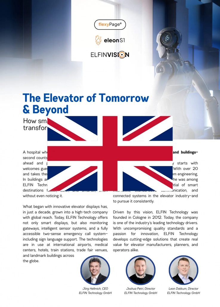 The elevator of Tomorrow & Beyond The elevator of Tomorrow & Beyond - title page