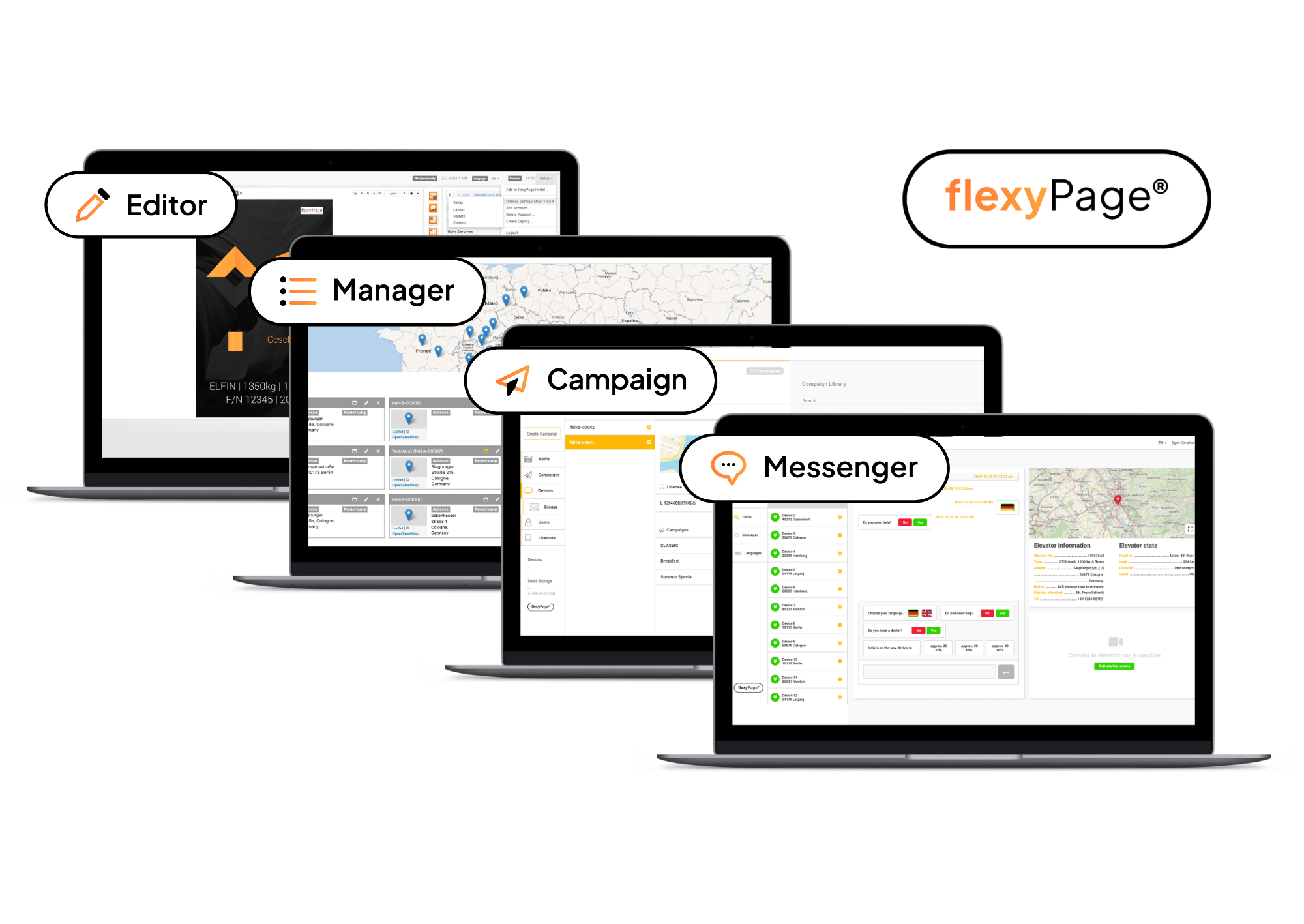 flexyPage Software Suite