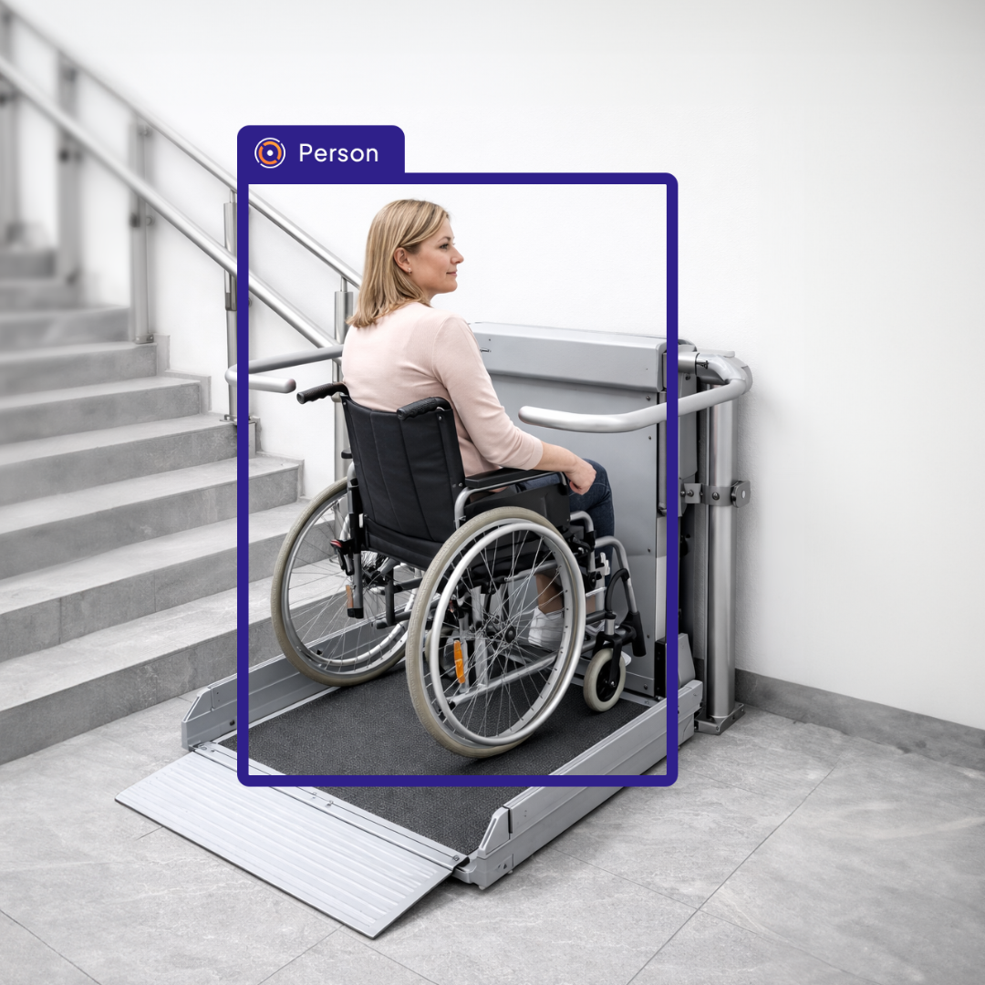 Showcase Plattformlift Personenerkennung für Plattformlifte
