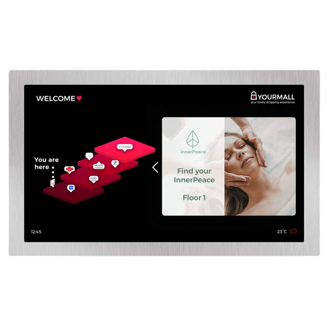 Einkaufszentrum-Display-Werbung